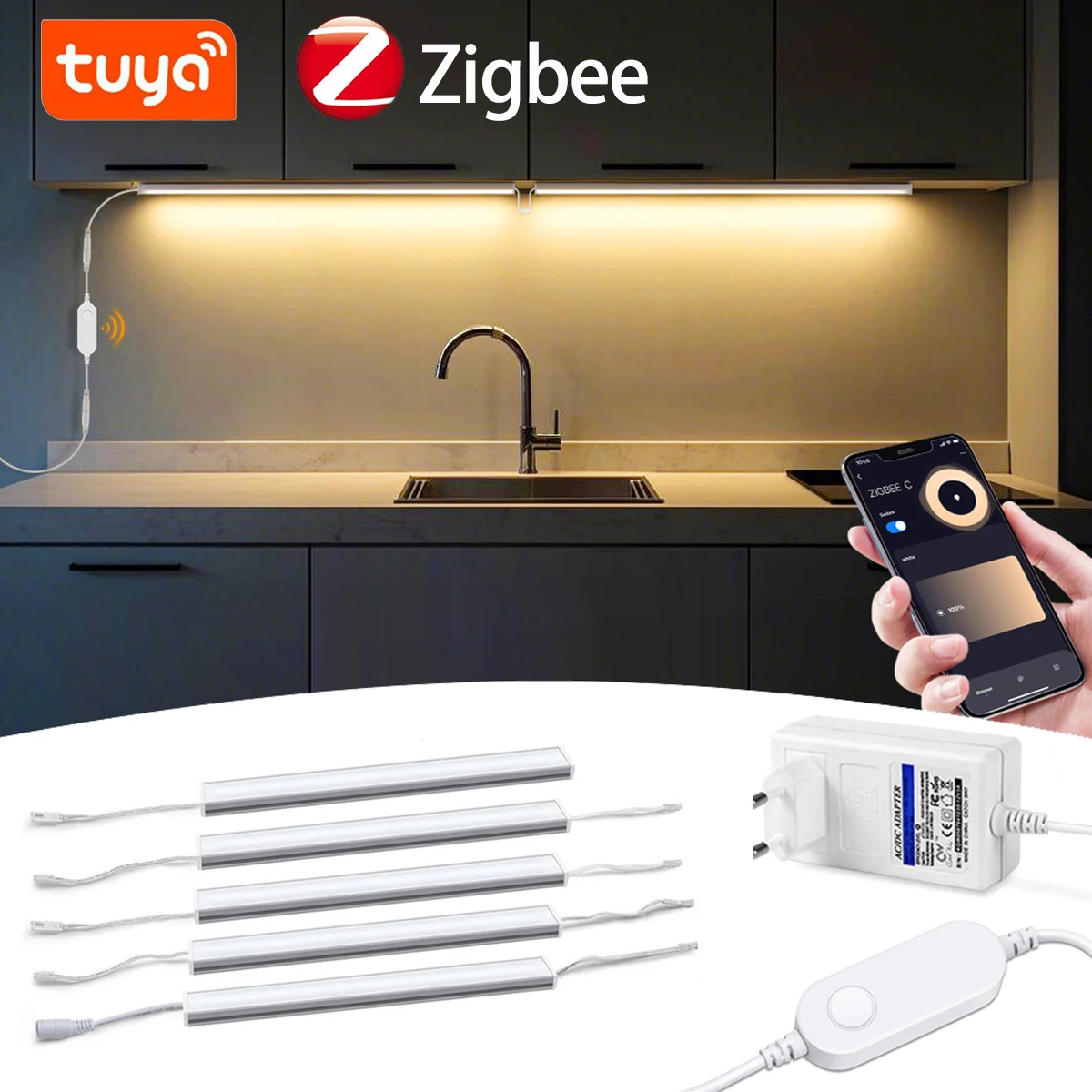 Home Decor Free App - Smart Zigbee LED Lamp Under Cabinet