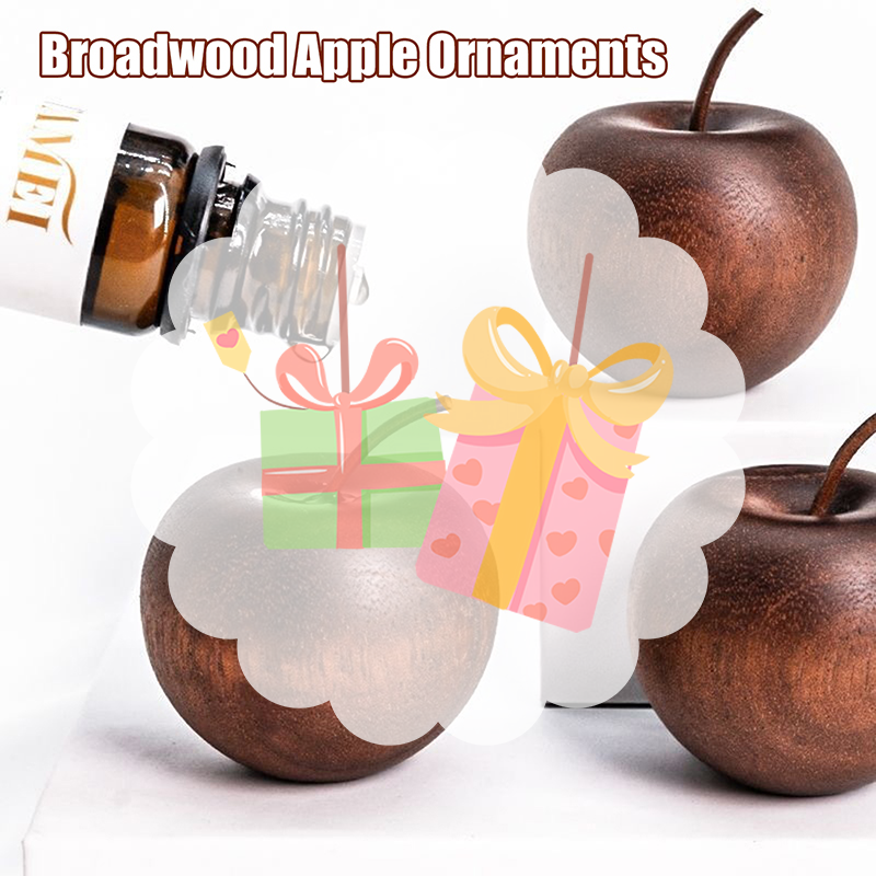 Home Decor Essentials - 1PCS Of Wooden Apple Shaped Essential