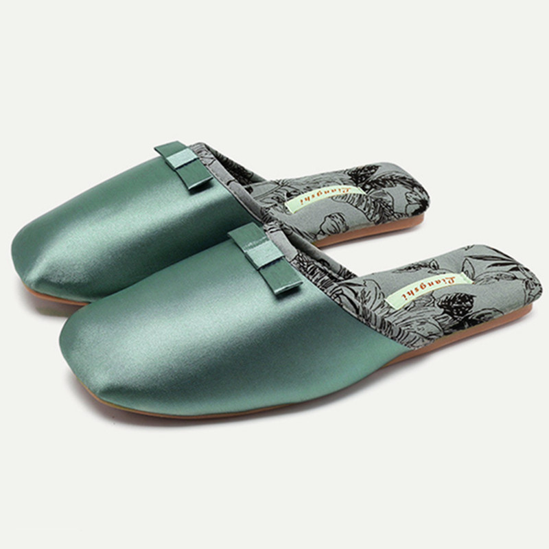 Home Decor Design - High Quality Soft Silk Home Slippers