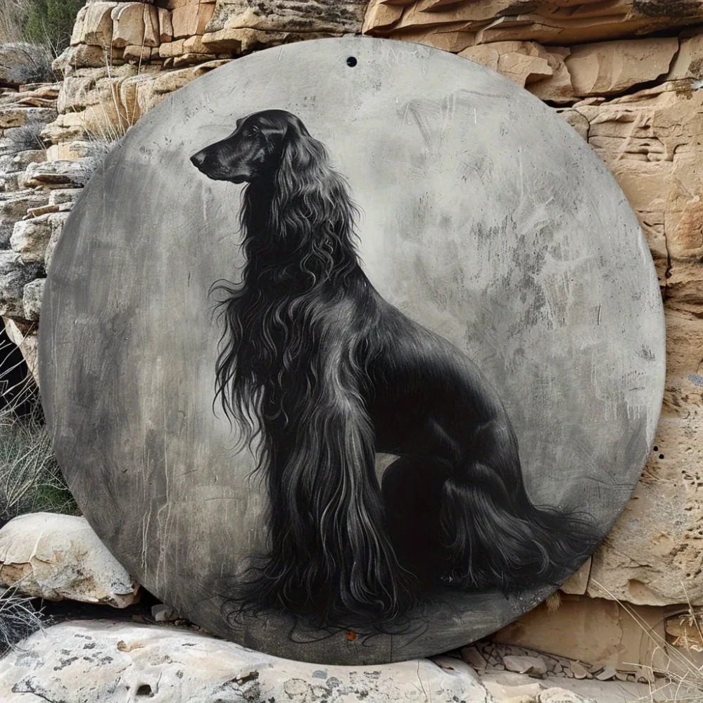 Home Decor Brand - Brand Premium Afghan Hound Portrait Wall