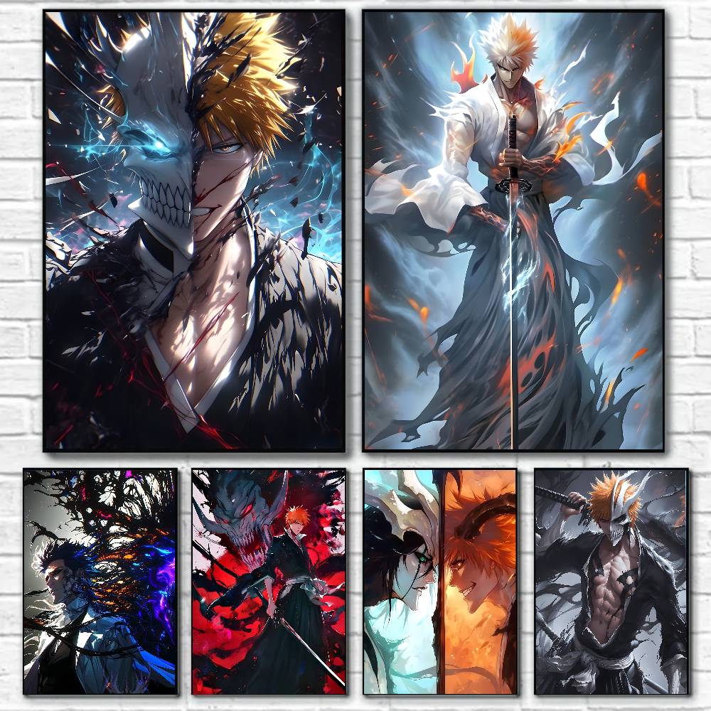 Home Decor Essentials - B-Bleach K-Kurosaki I-Ichigo Anime Poster Canvas