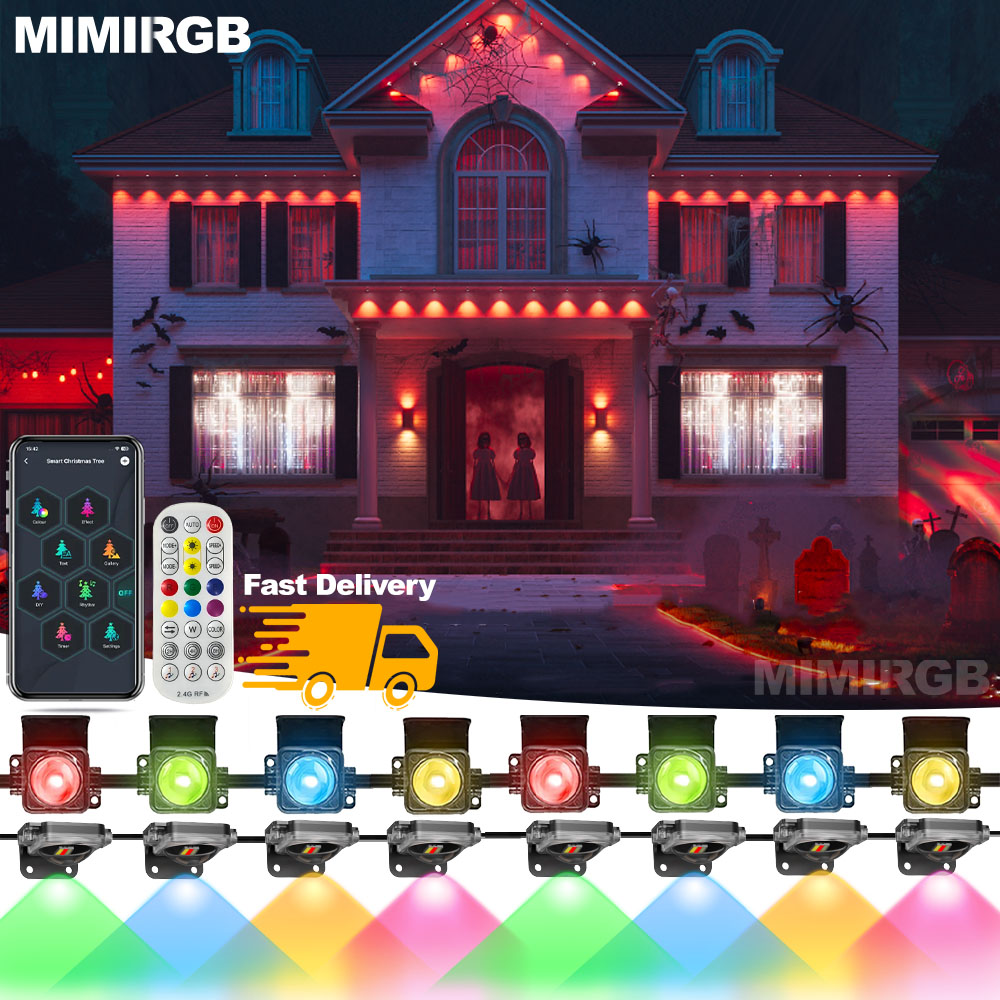 Home Decor Free App - 45M 90LEDs Permanent Outdoor Light Halloween