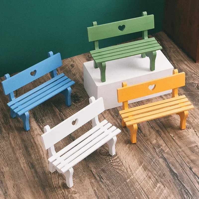 Home Decor Usa - Creative Doll Housefurniture Toys Mini Bench