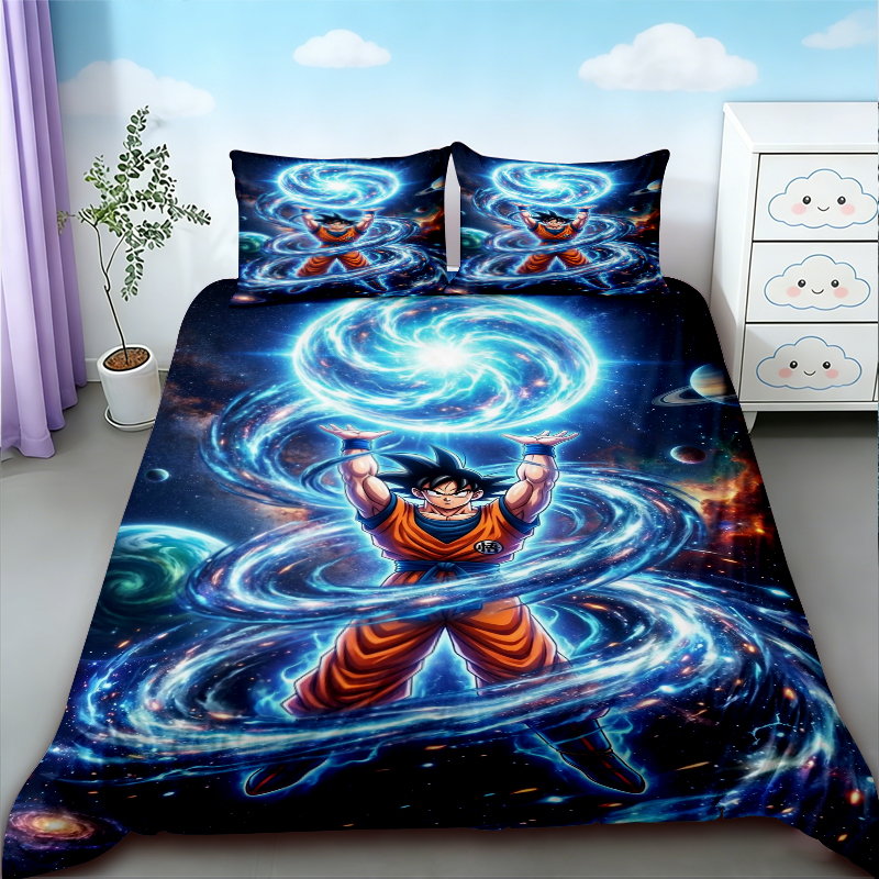 Home Decor Tv - Teens Goku Duvet Cover Dragon Ball