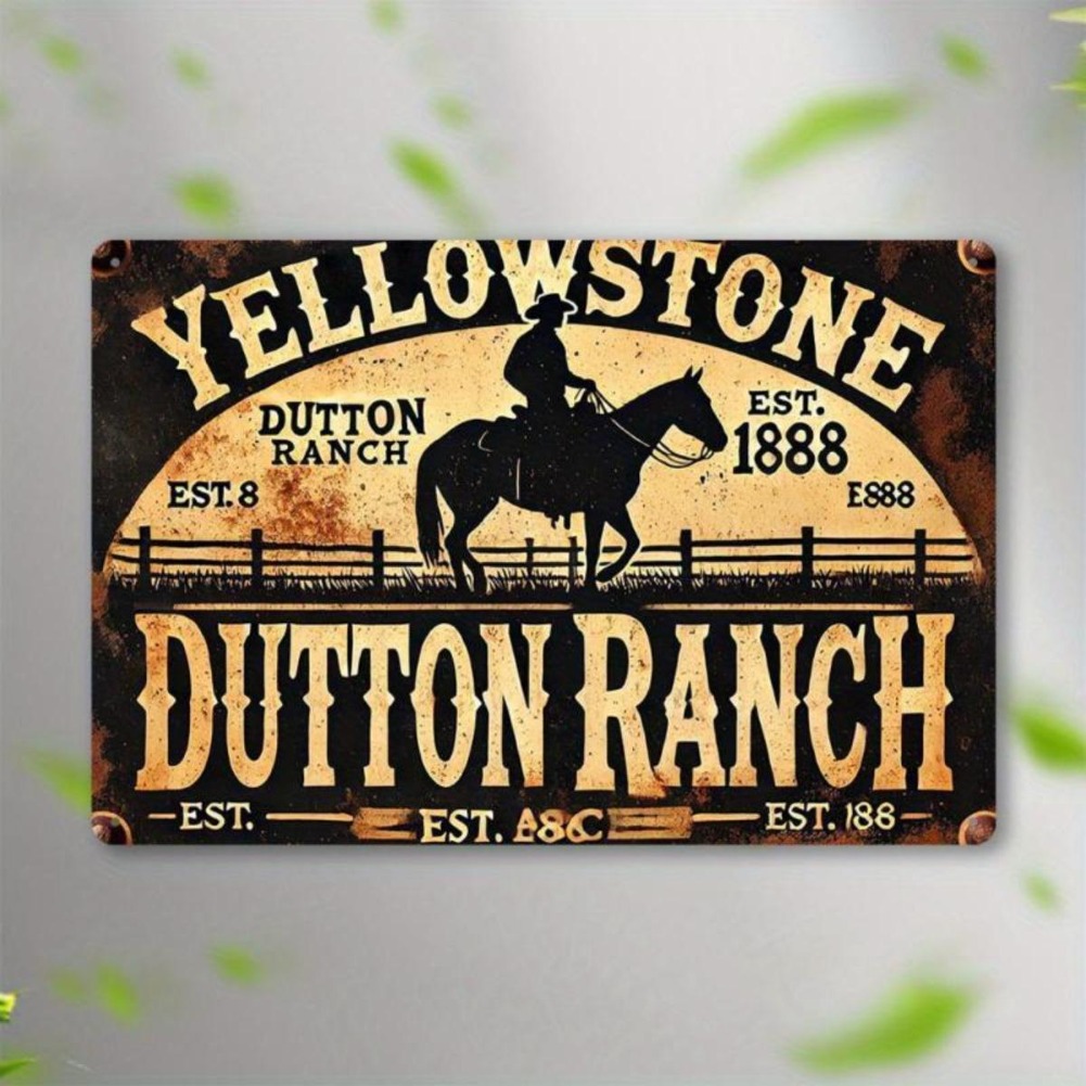Home Decor Brand - Brand Sign Metal Wall Decor, Vintage