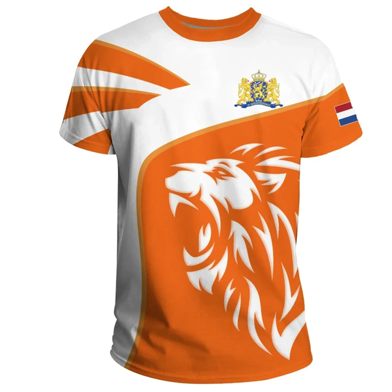 Home Decor Netherlands - 2026 Netherlands Flag T-shirt For Men