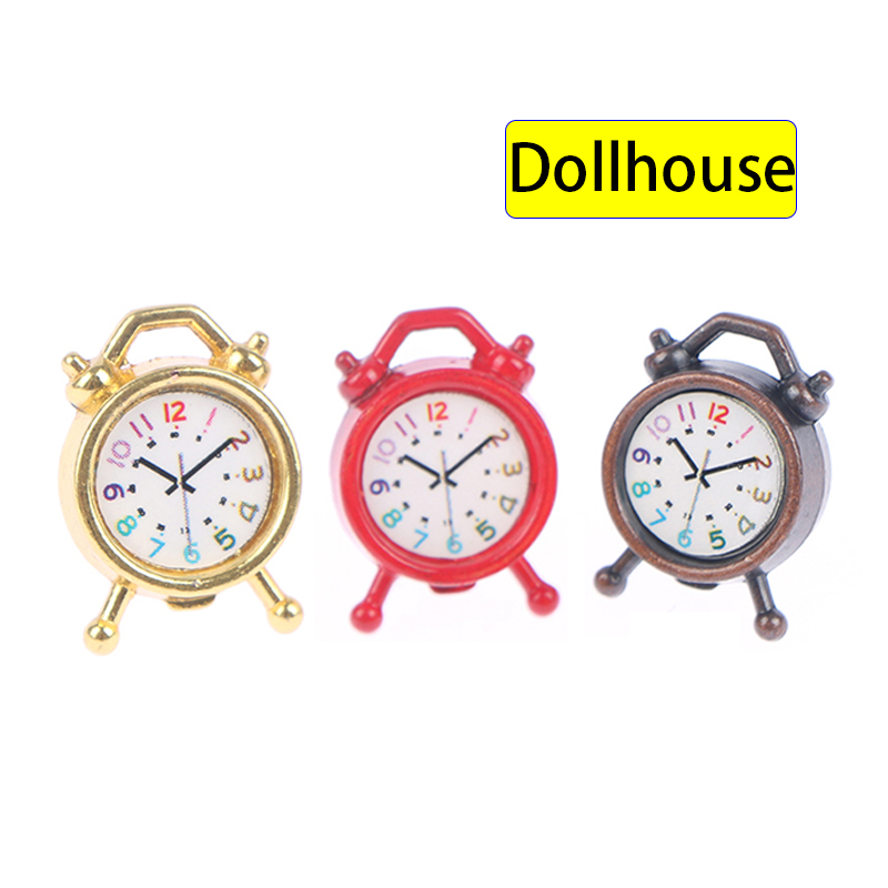 Home Decor Games - 1PC 1:12 Scale Alarm Clock Doll