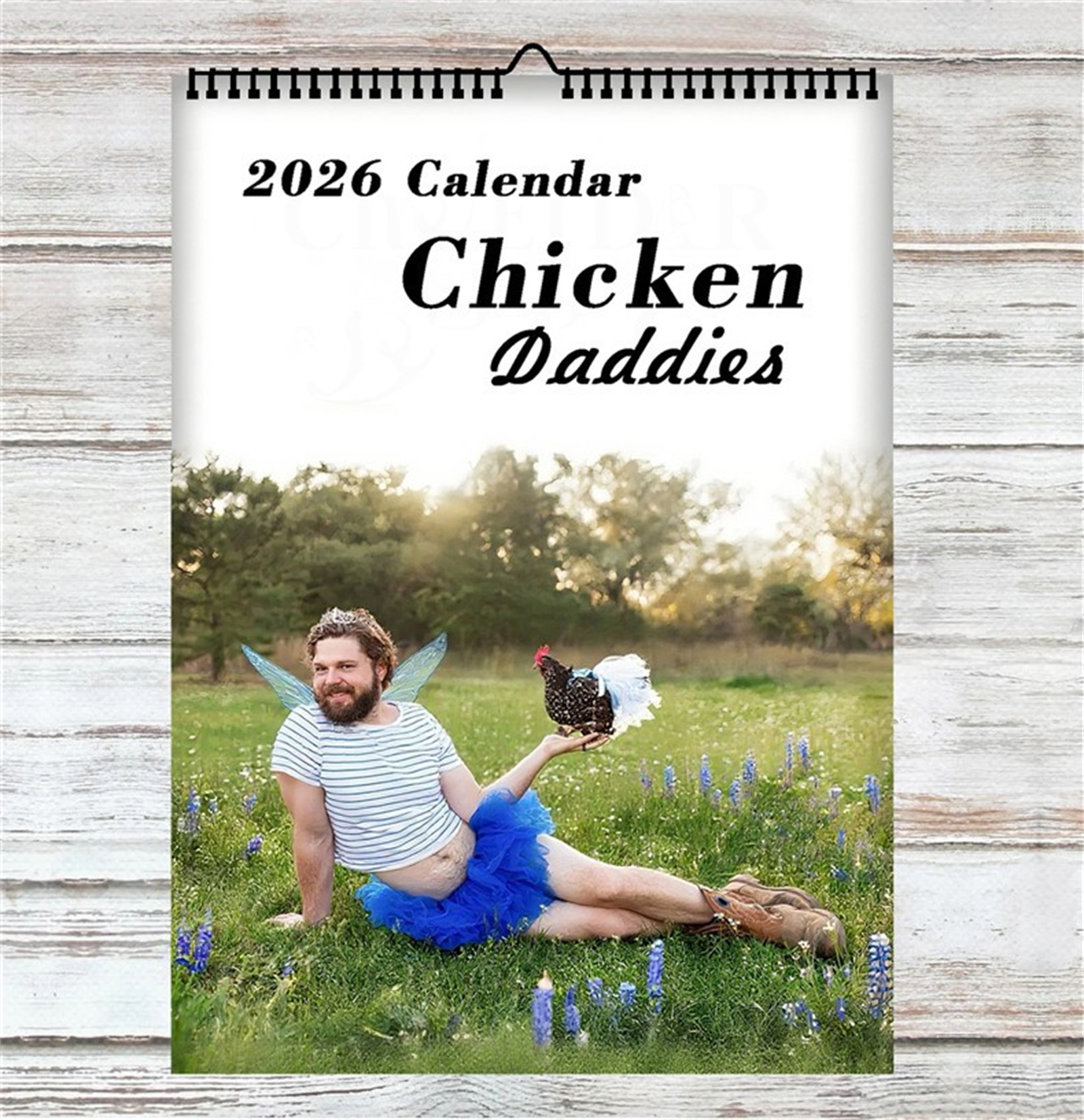 Home Decor Design - 2026 Funny Chicken Daddy Wall Calendar