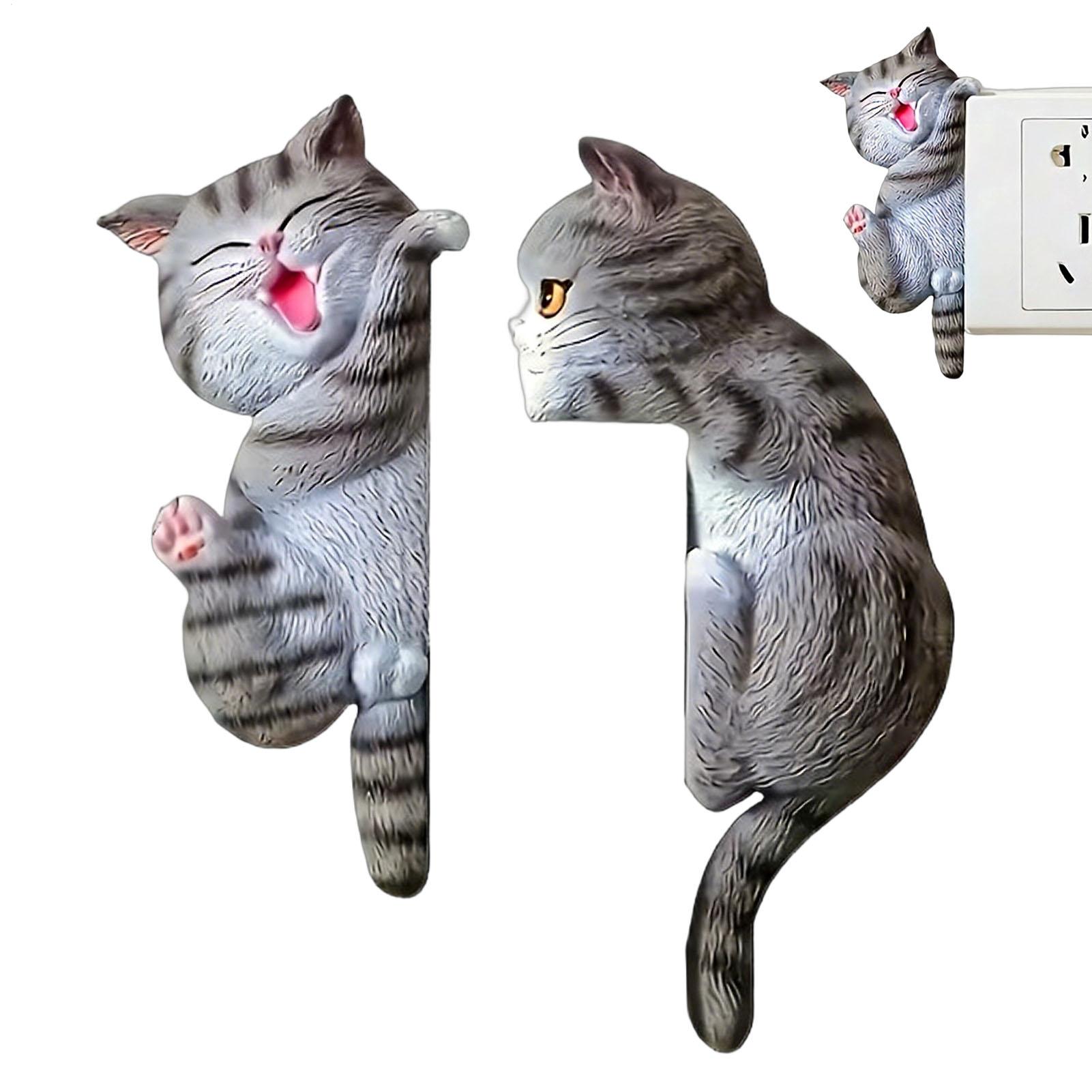 Home Decor Outlet - Light Button Sticker 2-Piece 2D Cute