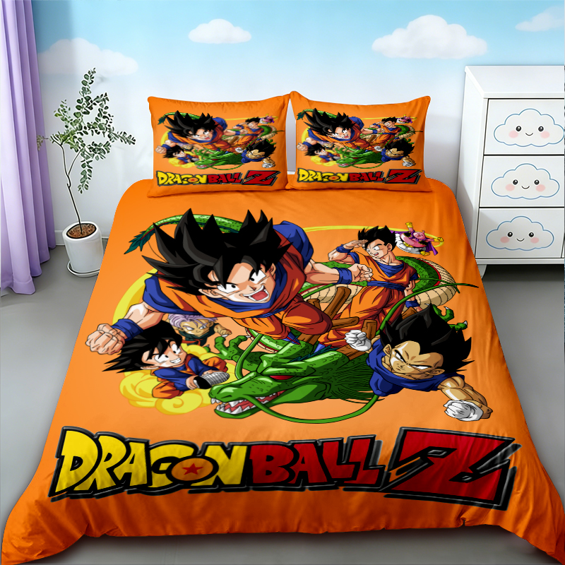 Home Decor Tv - Teens Cartoon Duvet Cover Dragon Ball