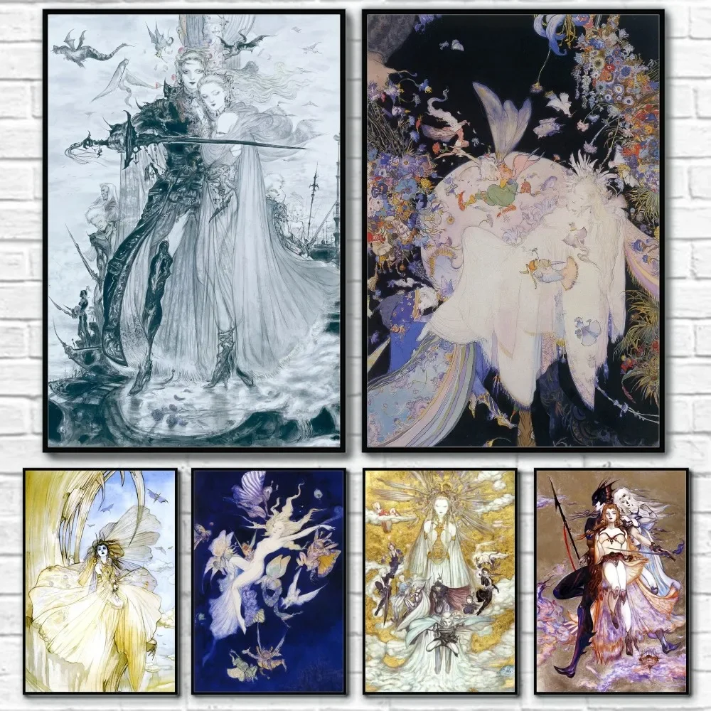 Home Decor Games - Yoshitaka Amano Final Fantasy Game Luxury