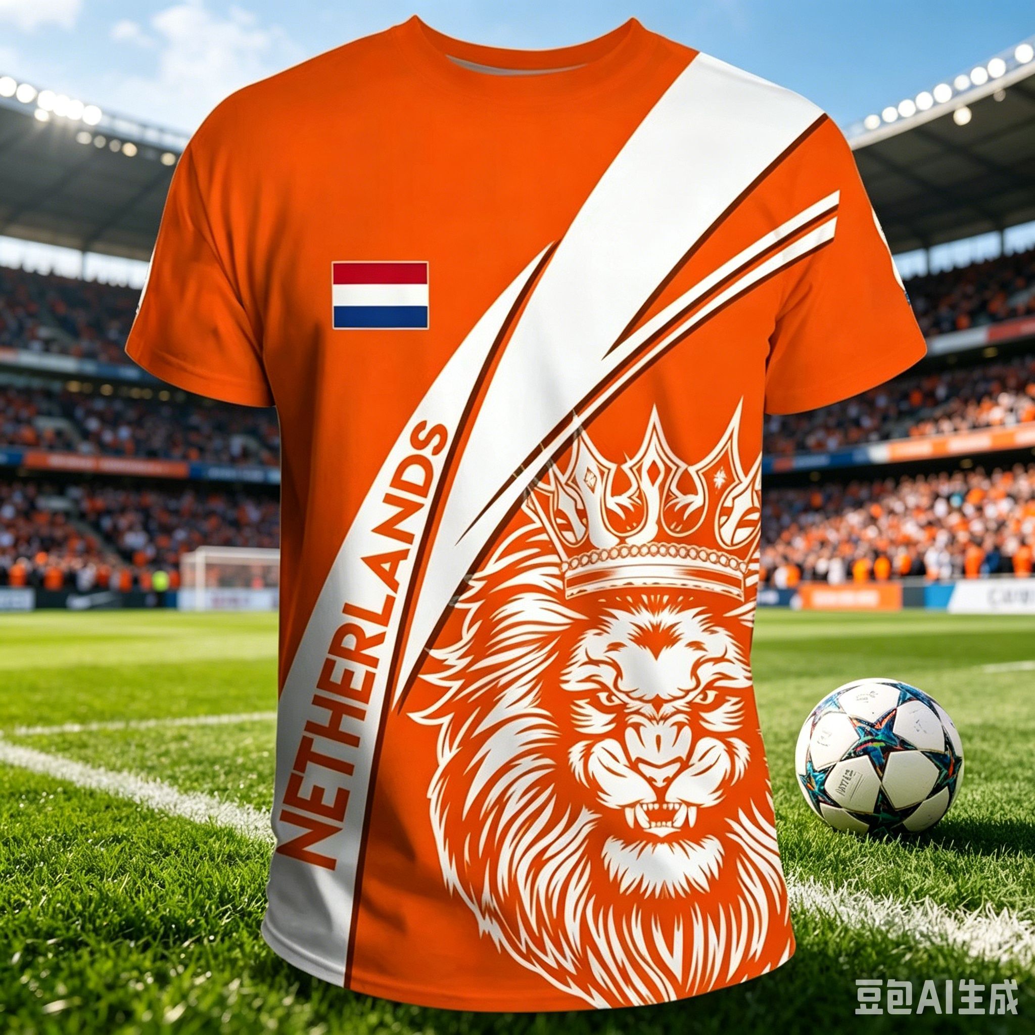 Home Decor Netherlands - Kids Men's Netherlands Soccer Jersey Style