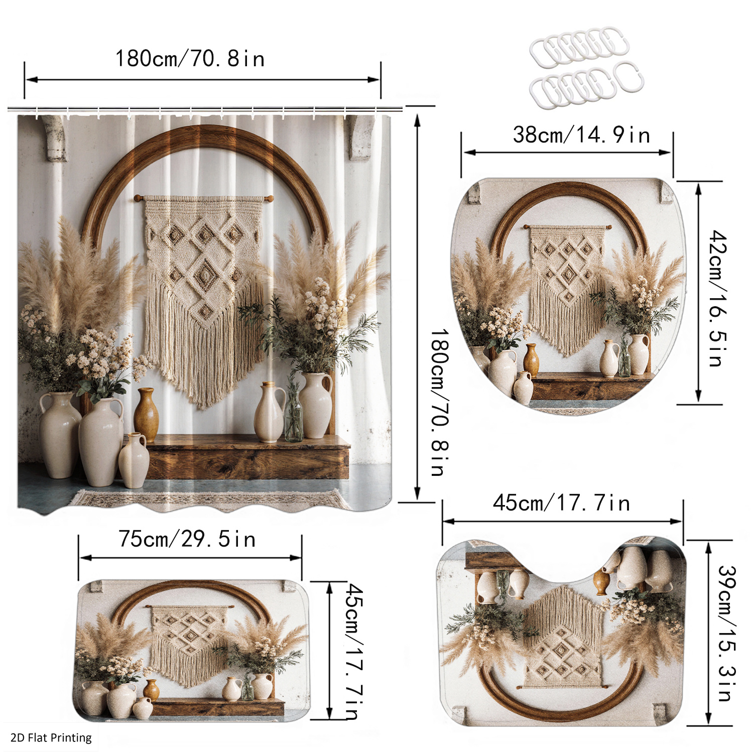 Bohemian Style Vases and Pampa - Pampas Grass Decor ulasan dan harga