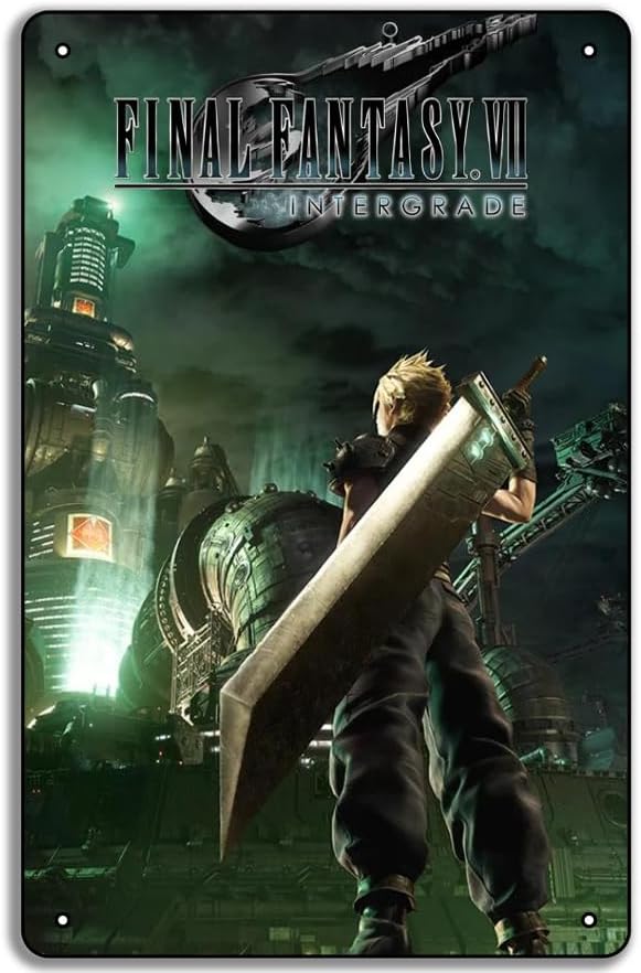 Final Fantasy VII Game Poster  - Home Decor Games ulasan dan harga