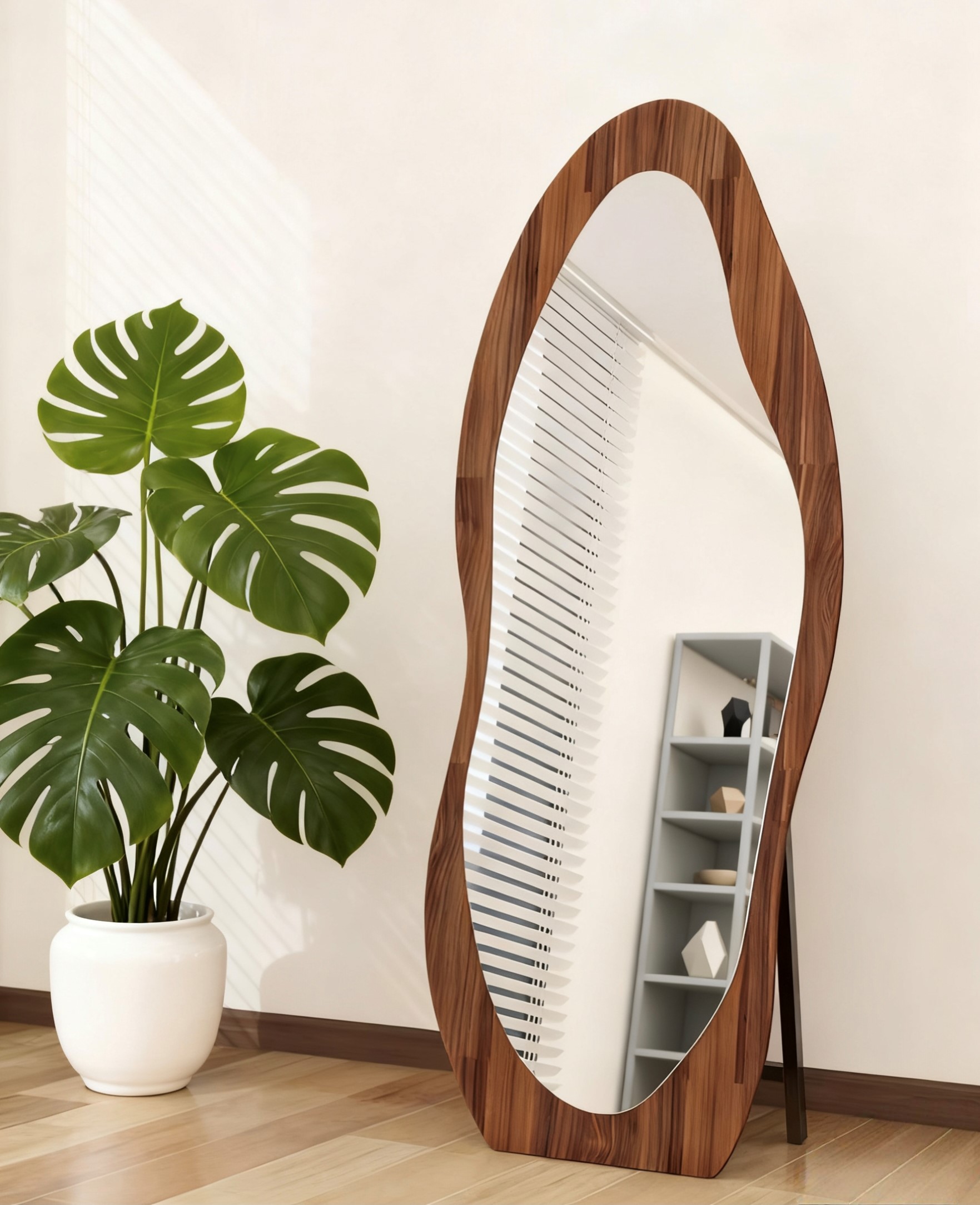 Modern Full Length Floor Mirro - Flooring Home Decor ulasan dan harga