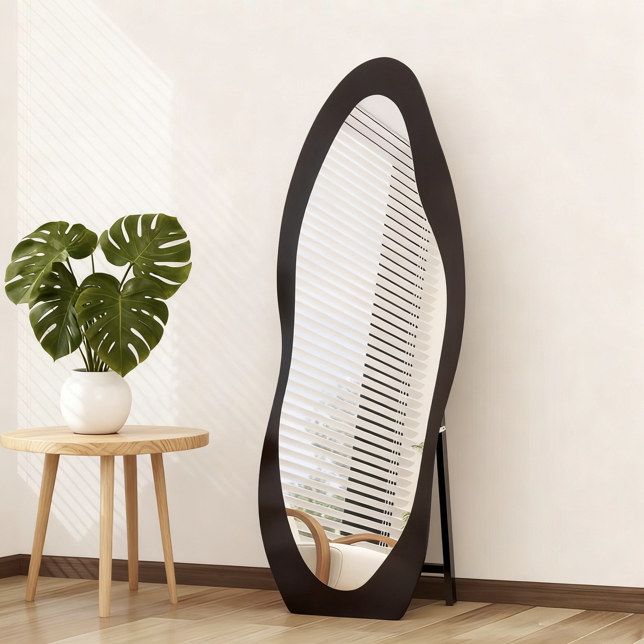 Modern Full Length Floor Mirro - Flooring Home Decor ulasan dan harga
