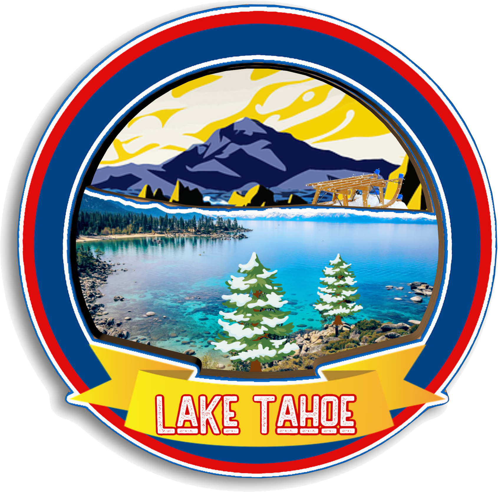 Alaska Seattle Lake Tahoe Maui - Home Decor Usa ulasan dan harga