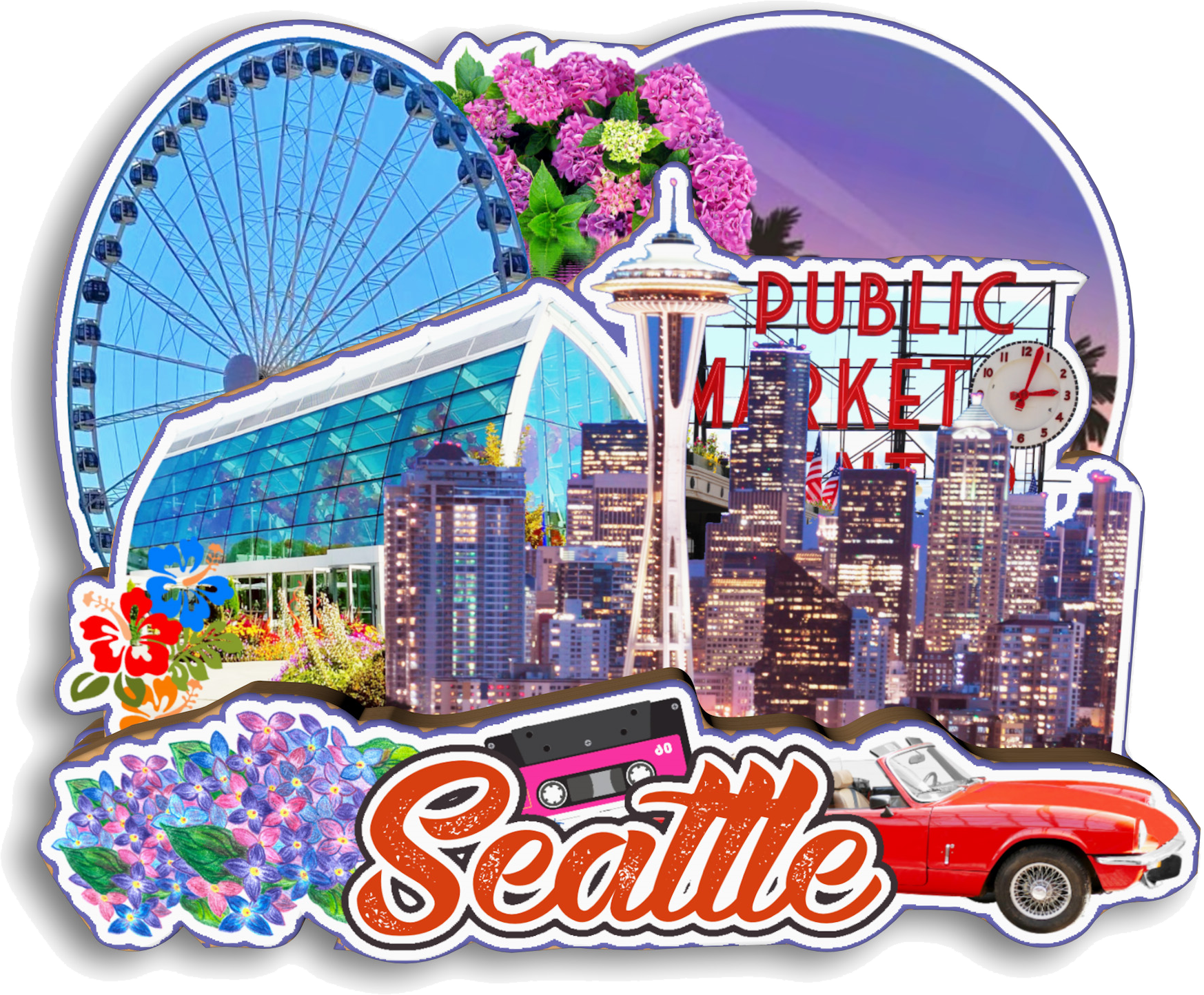 Alaska Seattle Lake Tahoe Maui - Home Decor Usa ulasan dan harga