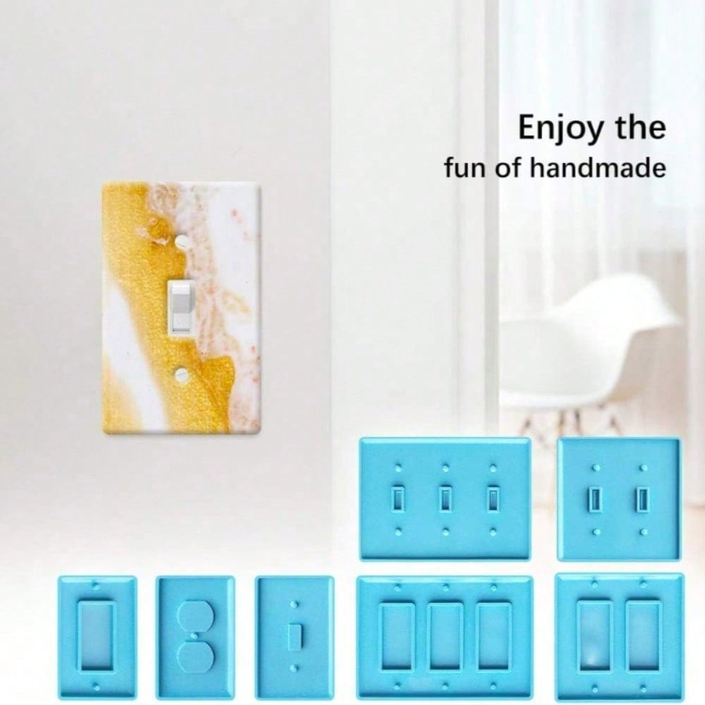 7PcsSwitch Socket Panel Plaste - Home Decor Outlet ulasan dan harga