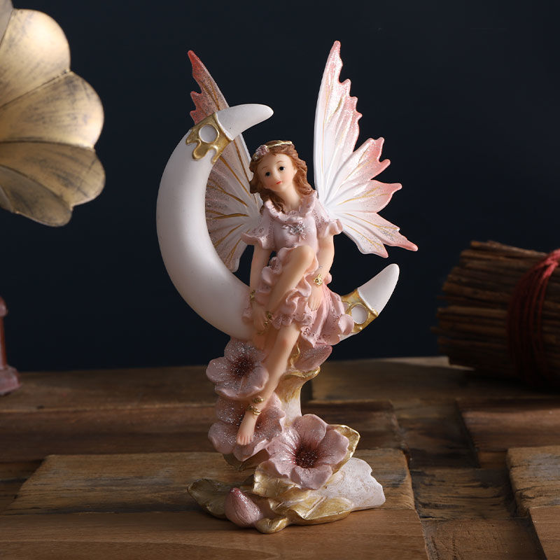 Nordic Angel Fairy Garden Stat - Home Decor Y2K ulasan dan harga