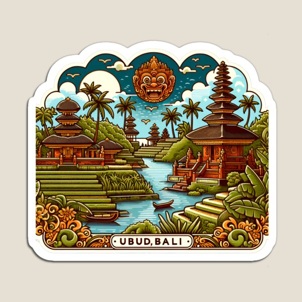 Ubud Bali  Magnet Refrigerator - Home Decor Ubud ulasan dan harga