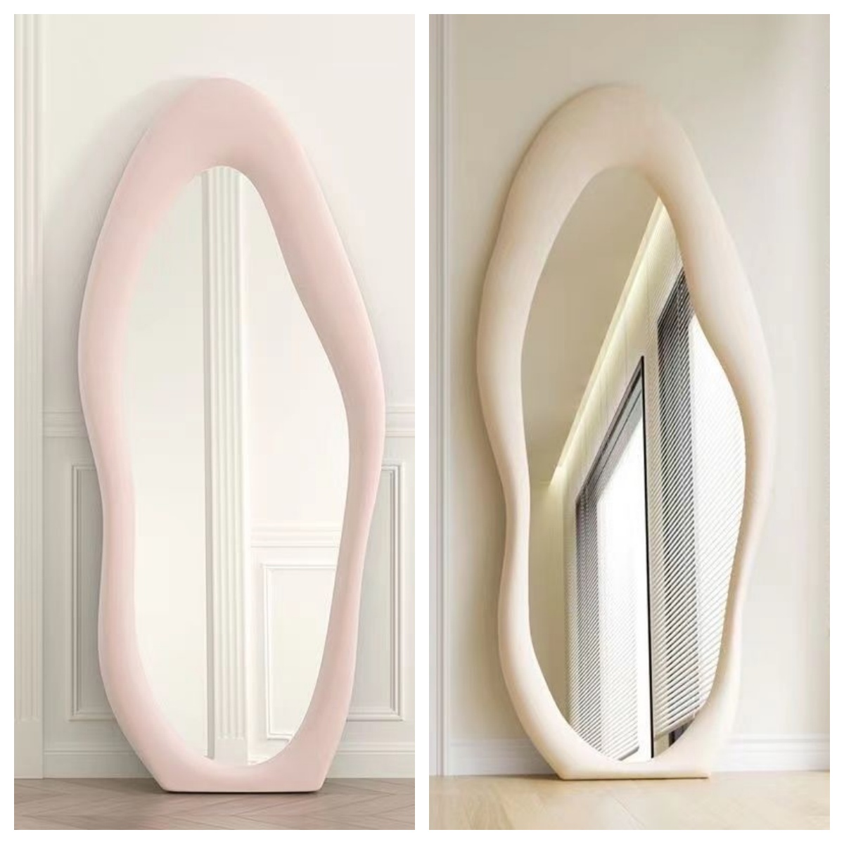 Cream Color Irregular Full Len - Flooring Home Decor ulasan dan harga