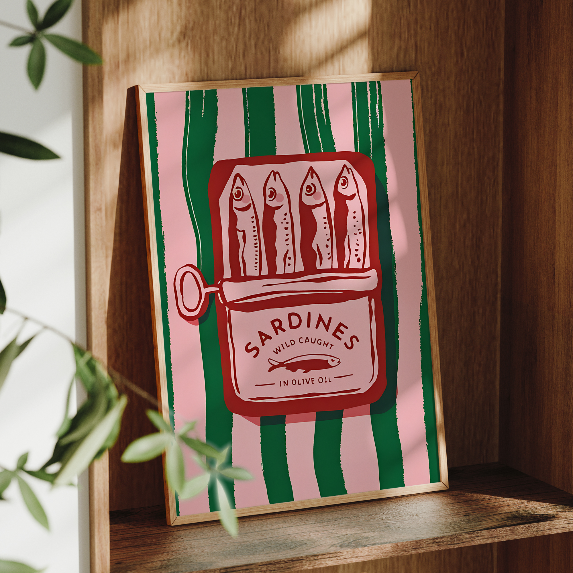 Vintage Cartoon Olive Oil Sard - Home Decor Essentials ulasan dan harga