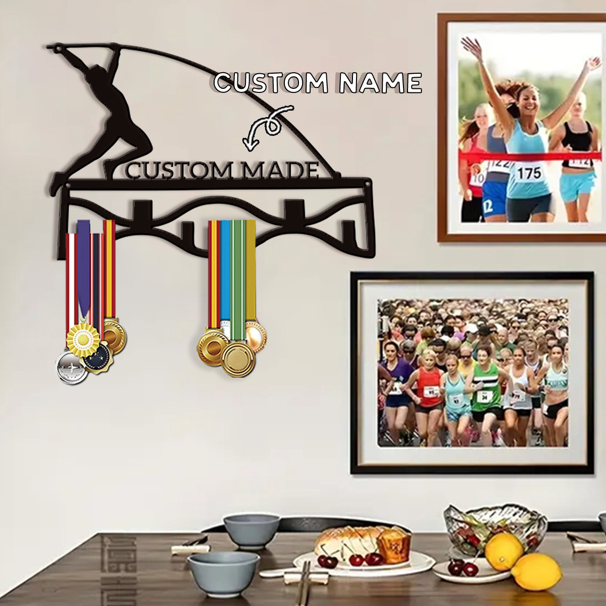 1PC Custom Name Hanging Medal  - Home Decor Design ulasan dan harga
