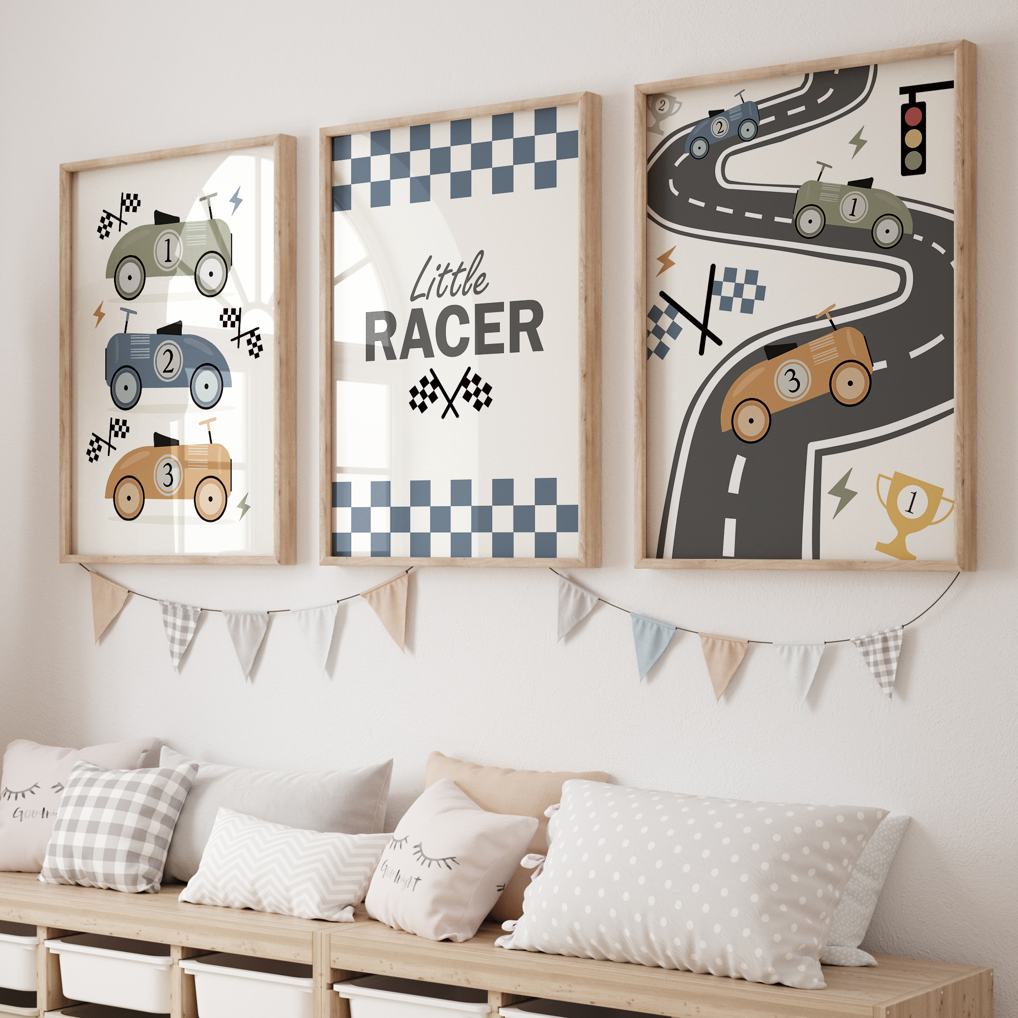 3pcs Minimalist,Cartoon Car Ra - Home Decor Theme ulasan dan harga