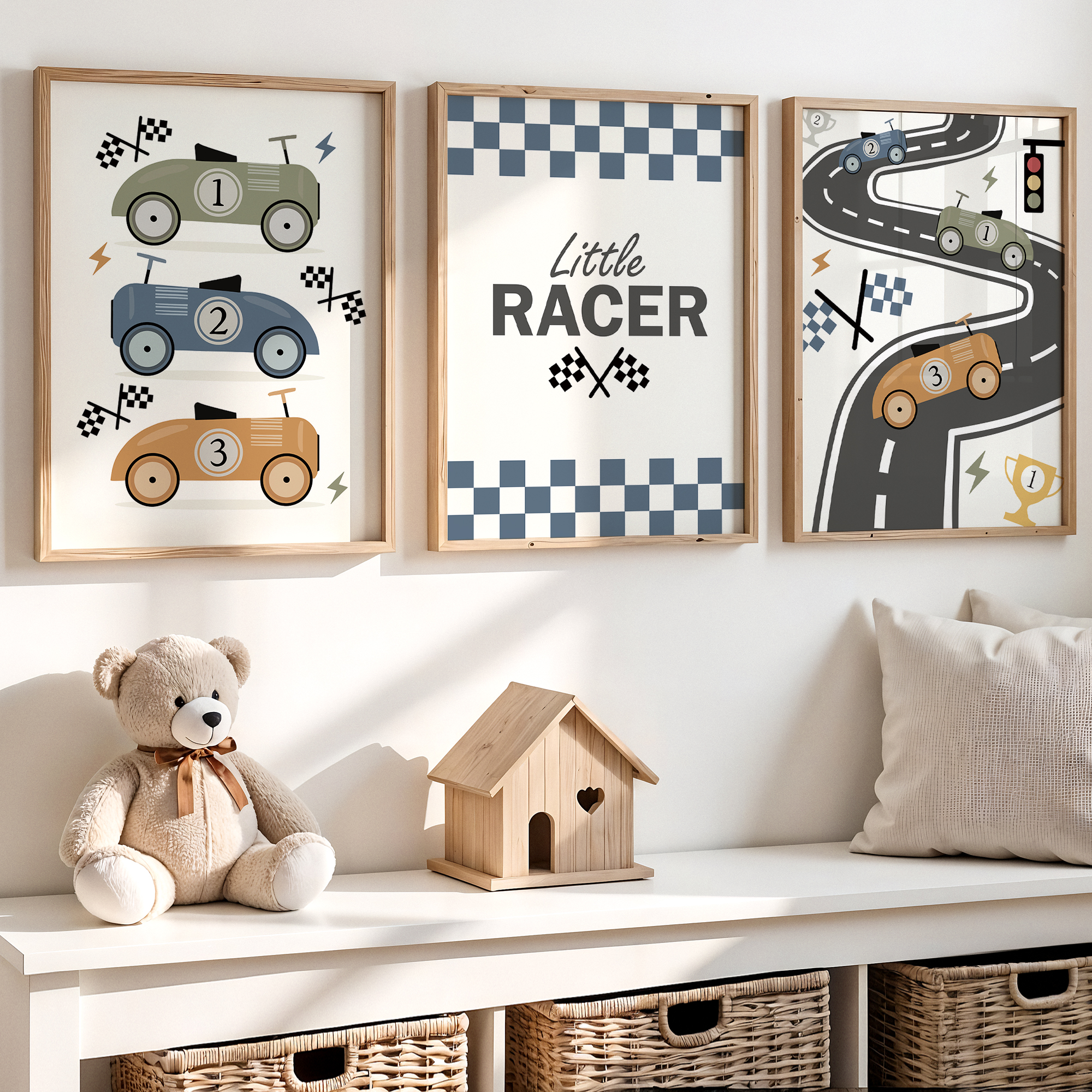 3pcs Minimalist,Cartoon Car Ra - Home Decor Theme ulasan dan harga
