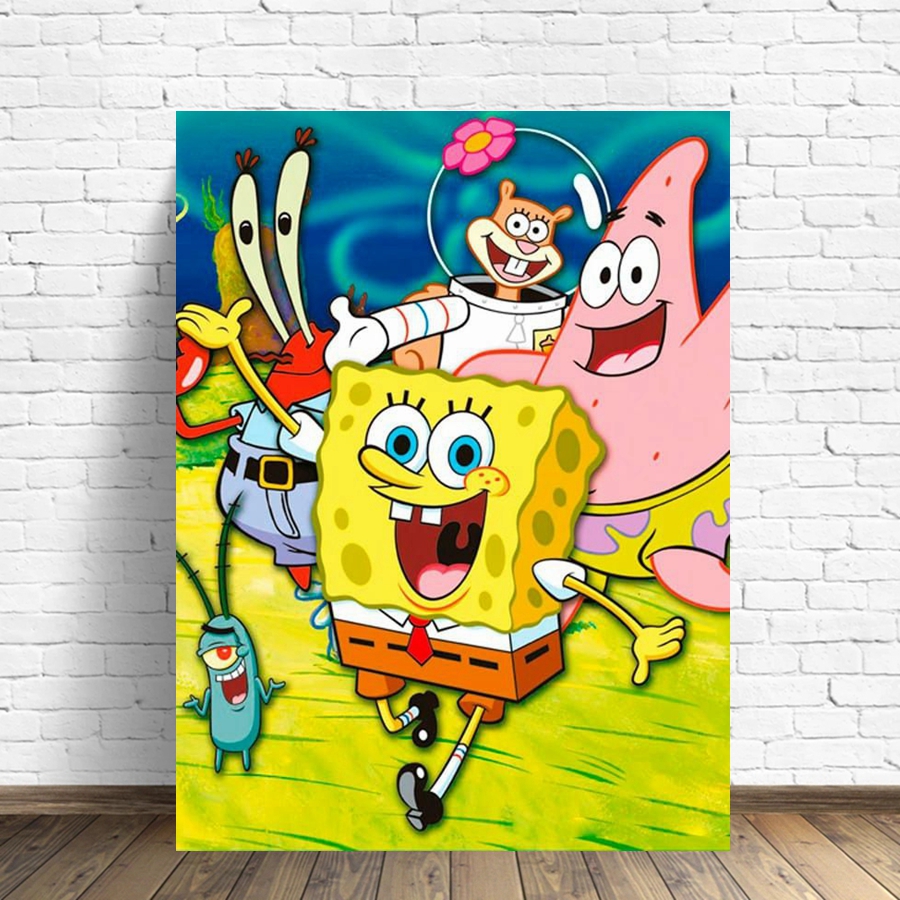 SpongeBob SquarePants Canvas P - Home Decor Essentials ulasan dan harga