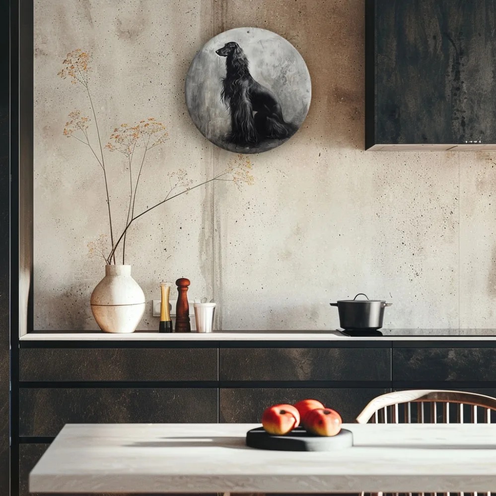 Brand Premium Afghan Hound Por - Home Decor Brand ulasan dan harga