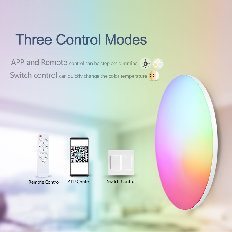 Smart RGB Ceiling Light 62W 40 - Home Decor Free App ulasan dan harga