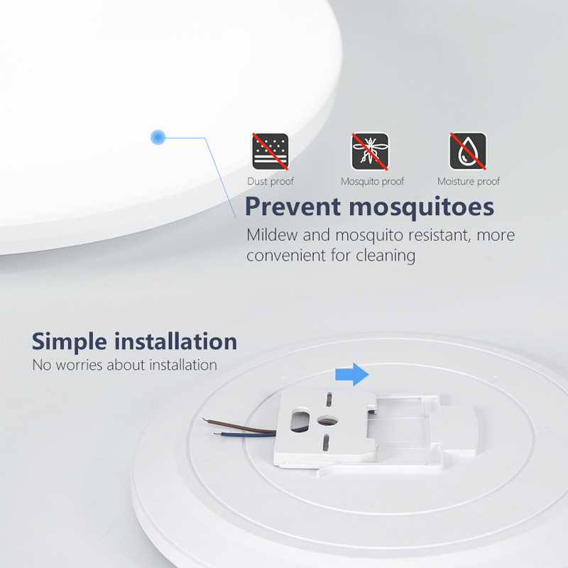 Smart RGB Ceiling Light 62W 40 - Home Decor Free App ulasan dan harga