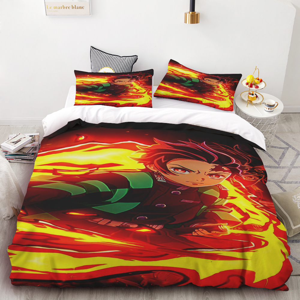 Duvet Cover Demon Slayer Kimet - Home Decor Tv ulasan dan harga
