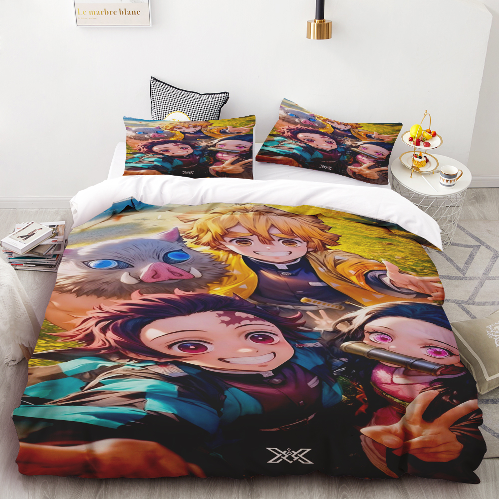 Duvet Cover Demon Slayer Kimet - Home Decor Tv ulasan dan harga