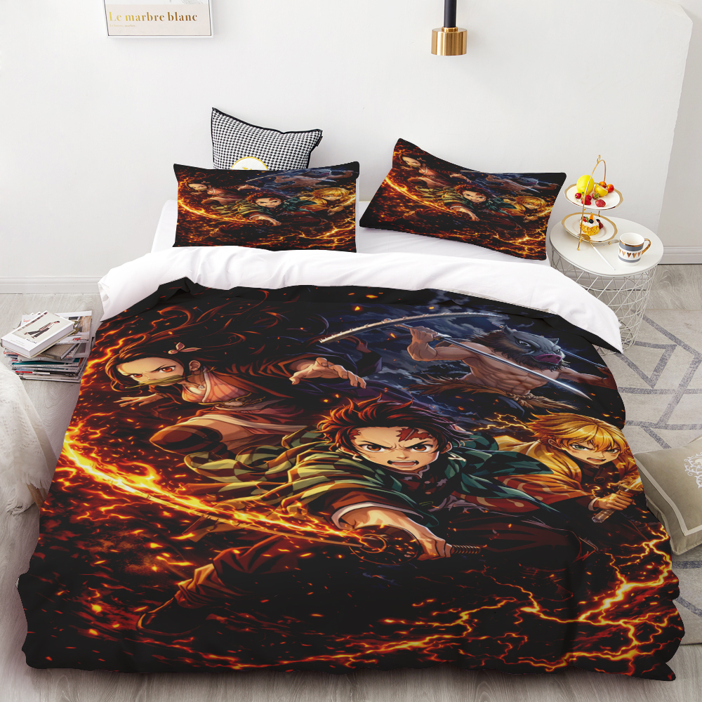 Duvet Cover Demon Slayer Kimet - Home Decor Tv ulasan dan harga