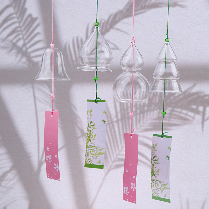 Transparent Glass Wind Chimes  - Home Decor Y2K ulasan dan harga