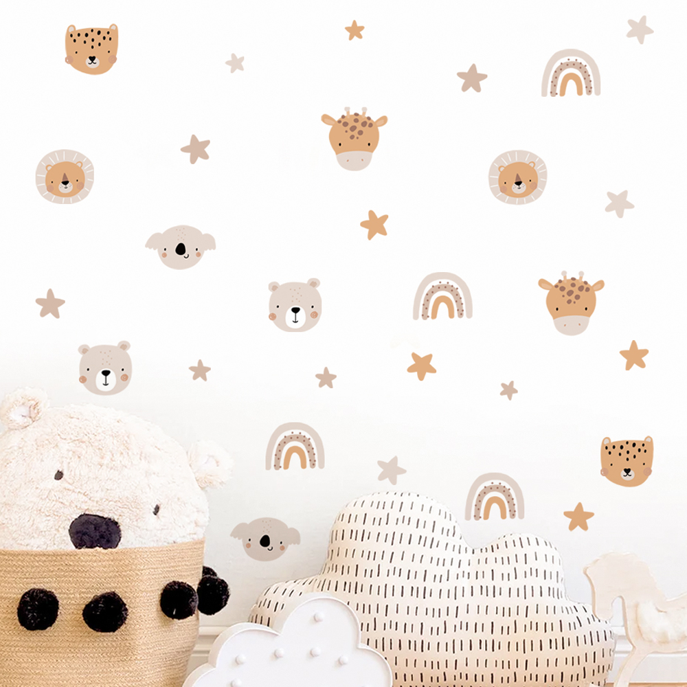 Boho Cartoon Cute Rainbow Bear - Home Decor Y2K ulasan dan harga