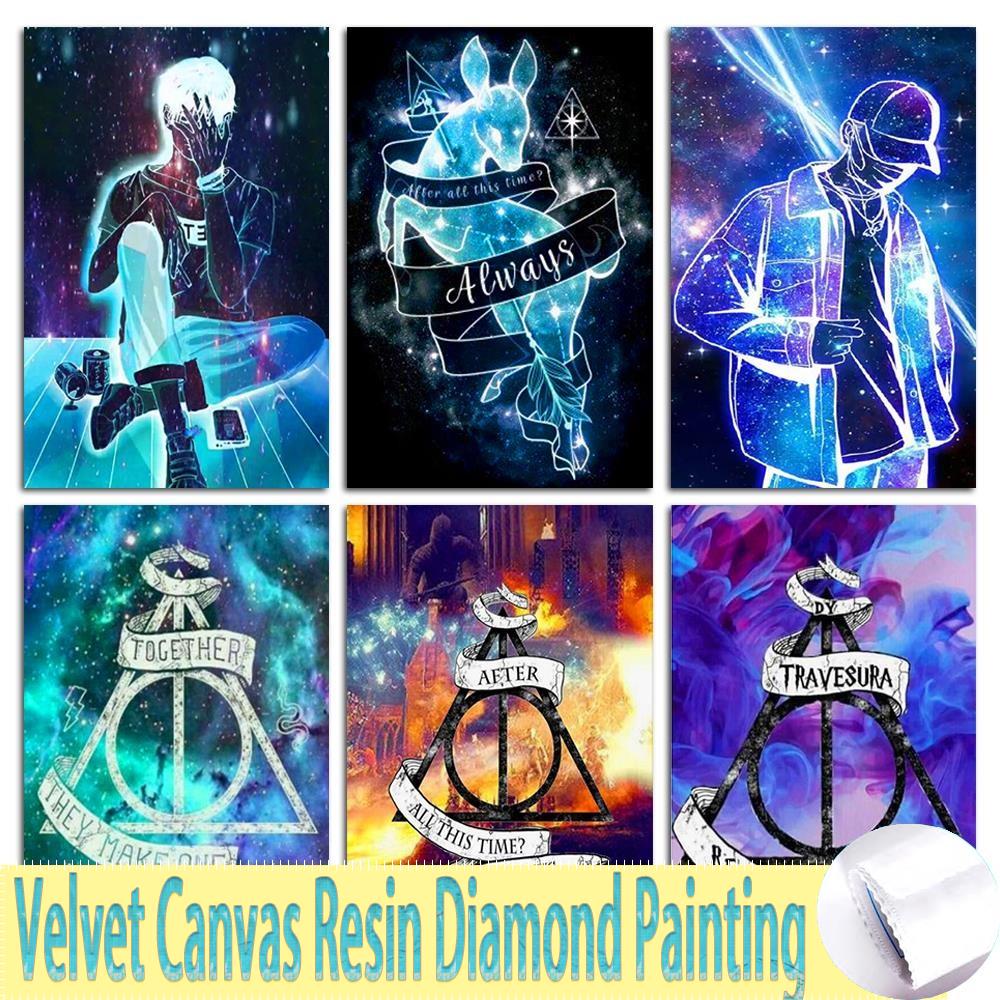Brand New 5D Diy Velvet Canvas - Home Decor Brand ulasan dan harga