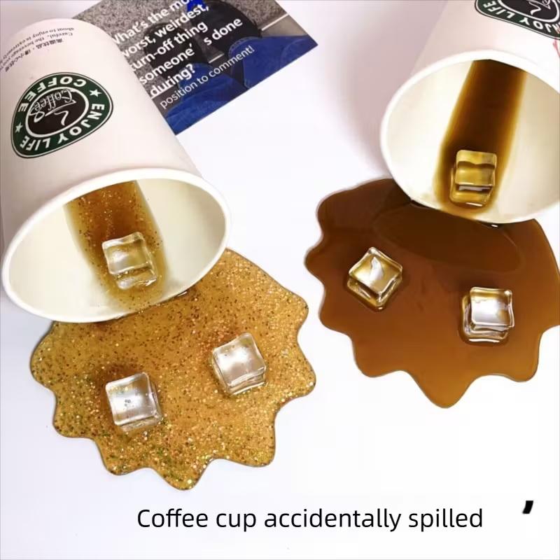 【Beautiful】1pc Overturned Coff - Home Decor Games ulasan dan harga