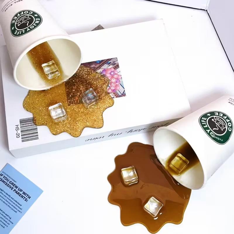 【Beautiful】1pc Overturned Coff - Home Decor Games ulasan dan harga