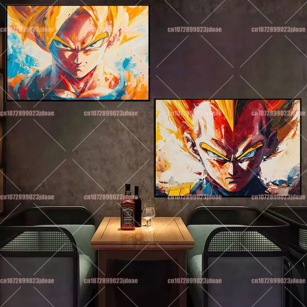 Dragon Ball Anime Wall Art - V - Home Decor Tv ulasan dan harga