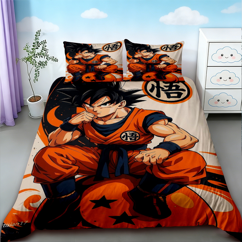 Teens Goku Duvet Cover Dragon  - Home Decor Tv ulasan dan harga