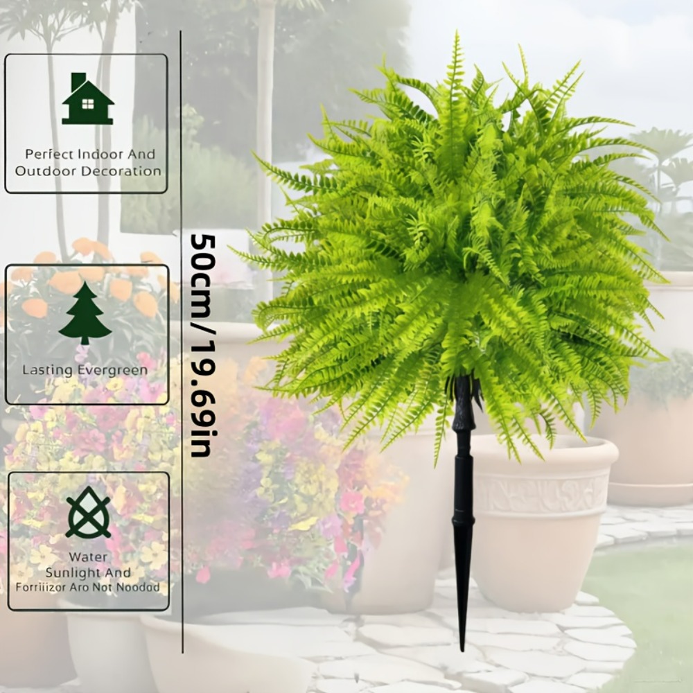 2pcs UV-Resistant Faux Pampas  - Pampas Grass Decor ulasan dan harga