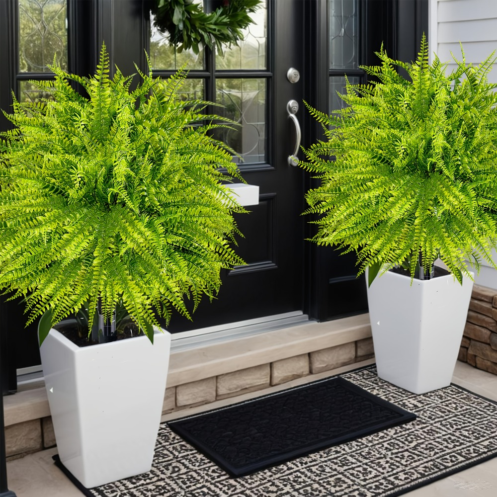 2pcs UV-Resistant Faux Pampas  - Pampas Grass Decor ulasan dan harga