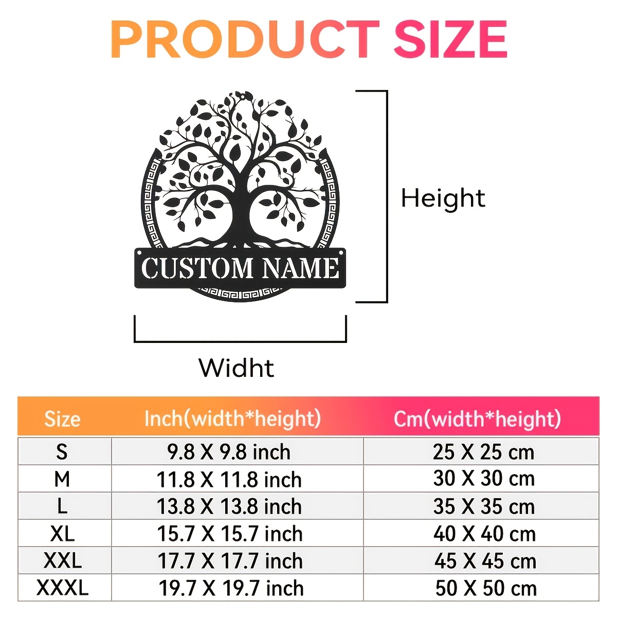 Custom Metal Wall Art of The T - Home Decor Design ulasan dan harga