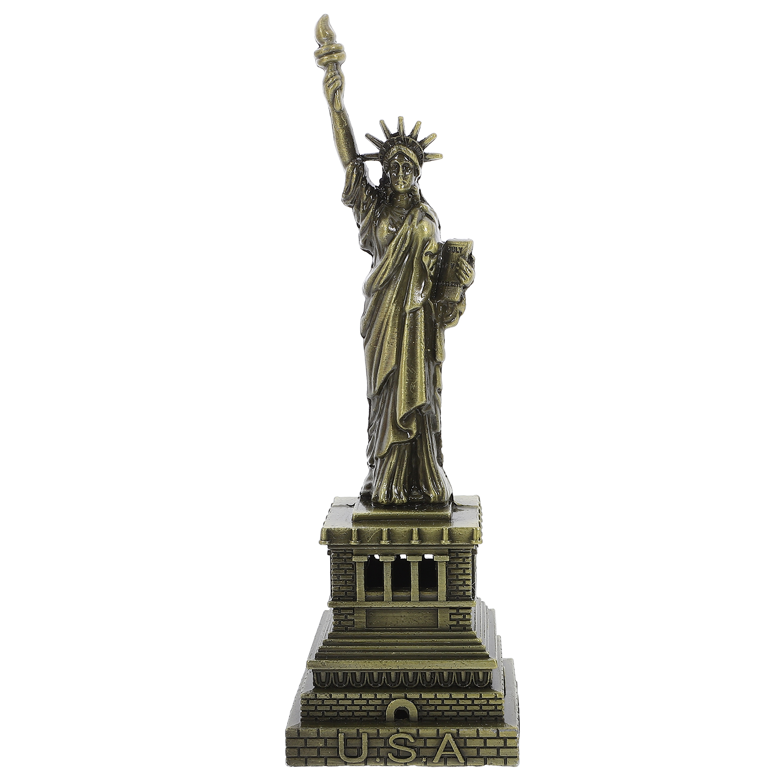 Bronze Statue of Liberty Metal - Home Decor Usa ulasan dan harga