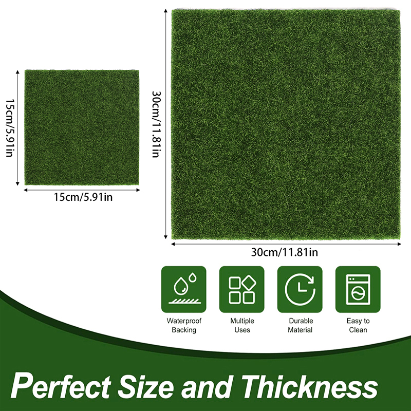 1pc 15/30cm Artificial Grassla - Flooring Home Decor ulasan dan harga