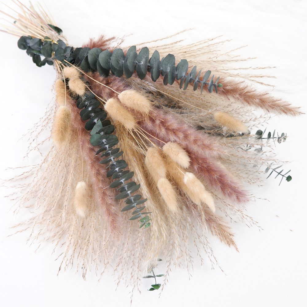 60-Piece Dried Flower & Pampas - Pampas Grass Decor ulasan dan harga